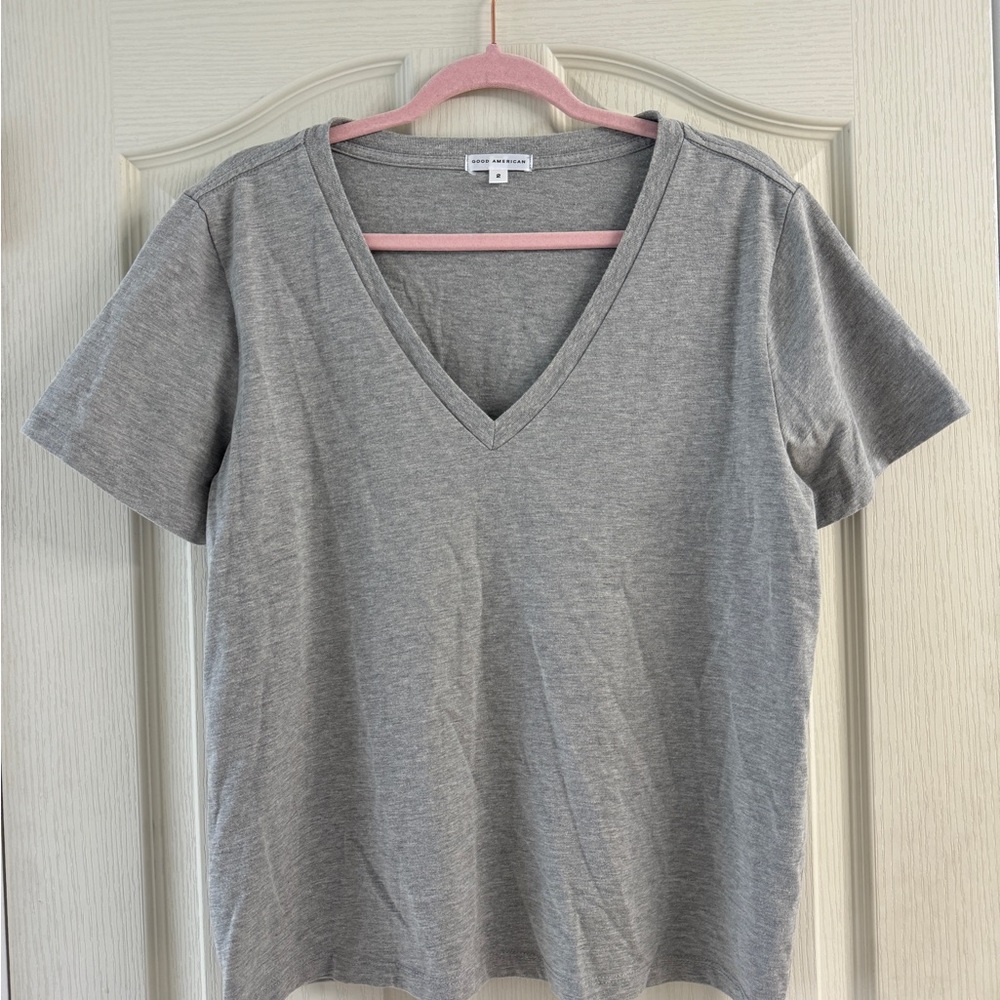 Good American V-neck Tee